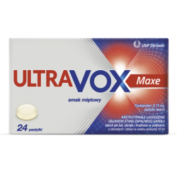 Ultravox Maxe * pastylki o smaku miętowym * 24 sztuki
