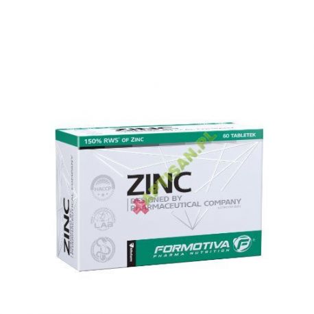 FORMOTIVA * Zinc * 150% RWS of zinc * 60 tabletek