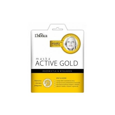 L Biotica Actv Gold * Maska  hydrożelowa na tkaninie * 1 szt