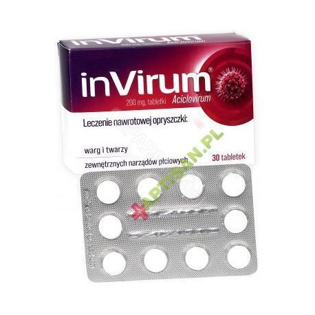 Invirum * 200 mg * 30 tabletek