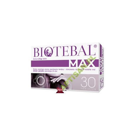 Biotebal max * 10 mg * 30 tabletek