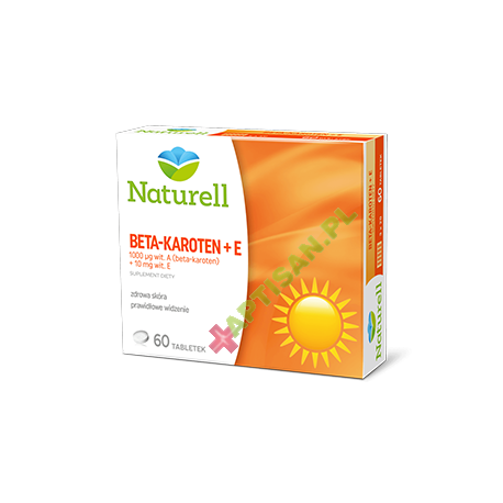 Naturell Beta-karoten + E * 60 tabletek