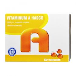 Vitaminum A HASCO * 2500j.m. * 50 kapsułek miękkich