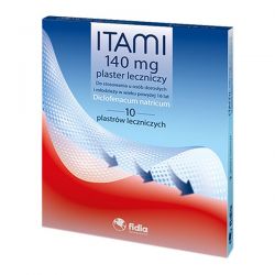 Itami - plastry lecznicze *  140 mg - 10 sztuk