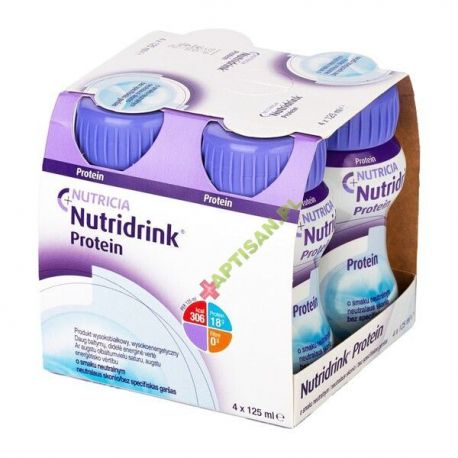 Nutridrink Protein * smak neutralny * 4 x 125 ml