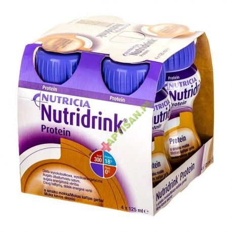 Nutridrink Protein * smak mokka * 4 x 125 ml