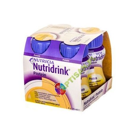 Nutridrink Protein * smak waniliowy * 4 x 125 ml