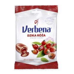 Cukierki Verbena - ziołowe * Dzika Róża z witaminą C * 60 g