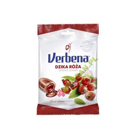 Cukierki Verbena - ziołowe * Dzika Róża z witaminą C * 60 g