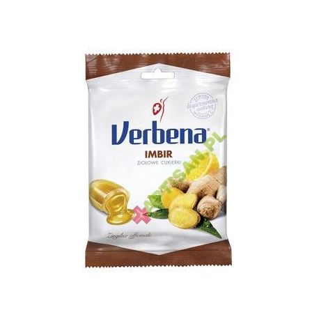 Cukierki Verbena-ziołowe *  Imbir z witaminą C * 60 g