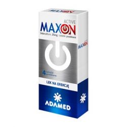 MAXON ACTIVE * Sildenafil - 25 mg * 4 tabletki powlekane