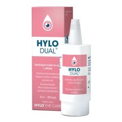 Hylo-DUAL * Nawilżające krople do oczu z ektoiną * 10 ml