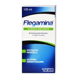 Flegamina - syrop * o smaku miętowym * 120 ml