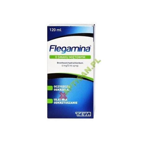 Flegamina - syrop * o smaku miętowym * 120 ml