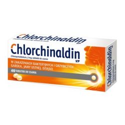 Chlorchinaldin VP * tabletki do ssania - 2 mg * 40 tabletek