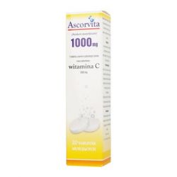 Ascorvita * Tabletki musujące - 1000 mg * 20 tabletek