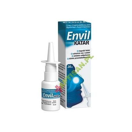 Envil katar * 1,5 mg+2,5 mg/ml * Aerozol do nosa - 20 ml