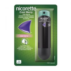 Nicorette Cool Berry * 13,6 mg/ml * Aerozol do stosowania w jamie ustnej - 150 dawek