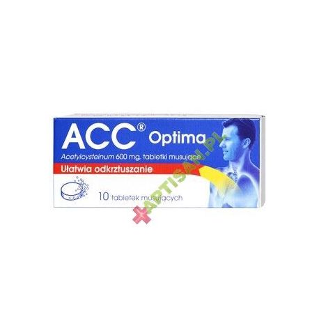 ACC Optima - 600 mg * 10 tabletek musujących