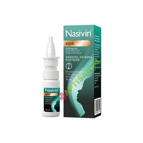 Nasivin Kids - soft 0,025% * Aerozol do nosa * 10 ml