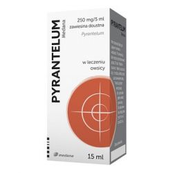 Pyrantelum 250 mg / 5 ml * Zawiesina doustna * 15 ml