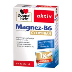 Doppelherz Aktiv * cytrynian magnezu B6 * 30 tabletek