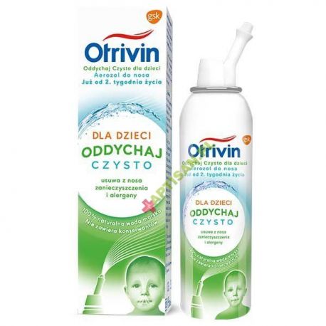 Otrivin Oddychaj Czysto * Aerozol do nosa - dla dzieci od 2 tygodnia * 100 ml