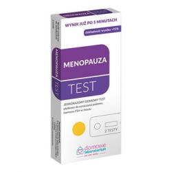 Domowe Laboratorium * Menopauza - test płytkowy * 1 opakowanie - 2 testy