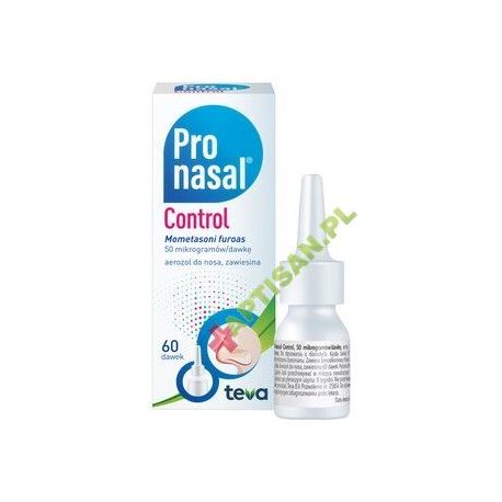 Pronasal Control * 50 mcg/dawkę - aerozol do nosa * 60 dawek
