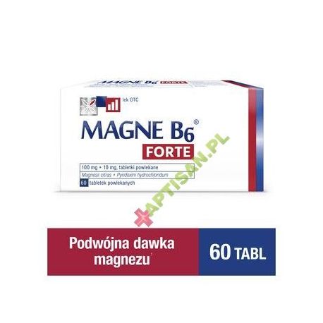 Magne B6 Forte * 60 tabletek powlekanych