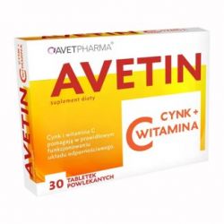 Avetin Cynk + Witamina C * 30 tabletek