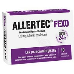 Allertec Fexo 120mg * 10 tabletek
