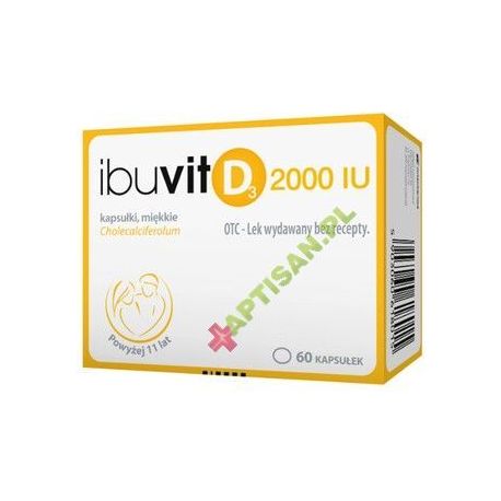 Ibuvit D3 2000 IU * 60 kapsułek miękkich
