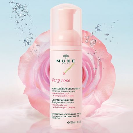 Nuxe Very Rose * Oczyszczająca pianka micelarna * 150 ml