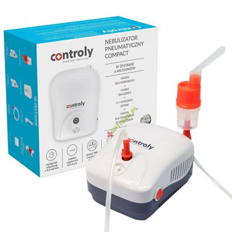 Controly Compact * Nebulizator pneumatyczny dla dzieci, dorosłych i niemowląt * 1 sztuka