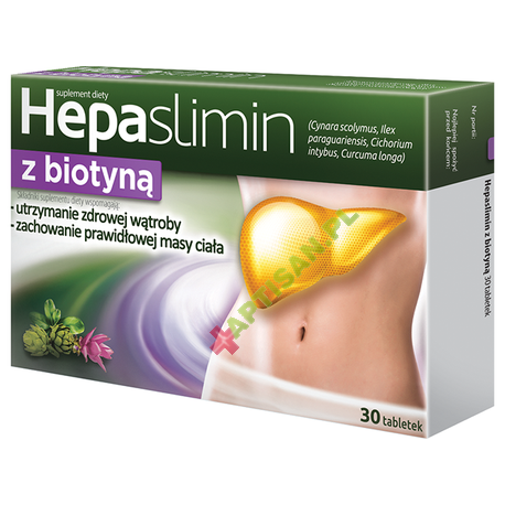 Hepaslimin z biotyną * 30 tabletek