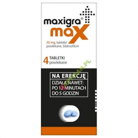 Maxigra Max * 50 mg * 2 tabletki