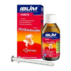Ibum Forte * 200 mg/5ml zawiesina doustna - smak truskawkowy * 100 g