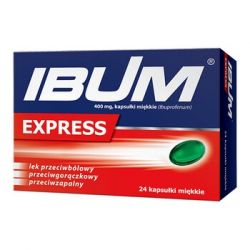 Ibum Express * 400 mg * 24 kapsułki miękkie