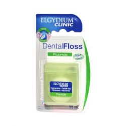 Elgydium Dental Floss Fluoride * Nić dentystyczna z fluorem - miętowa * 35 m - 1 sztuka
