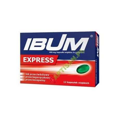Ibum Express * 400 mg * 12 kapsułek miękkich