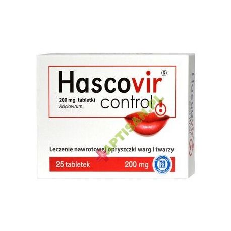 Hascovir Control * 200 mg * 25 tabletek