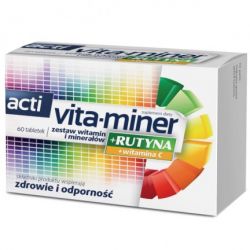 Acti Vita- Miner + Rutyna * 60 tabletek