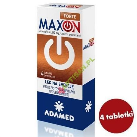 Maxon Forte * 50 mg * 4 tabletki