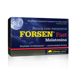 Olimp Melatonina Fast * tabletki ulegające rozpadowi w jamie ustnej* 30 tabletek
