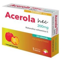 Acerola 200mg,hec  tabletki,,50tabl