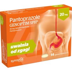Pantoprazol Genoptim * 20 mg * 14 tabletek