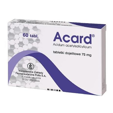 Acard 75 mg * 60 tabletek