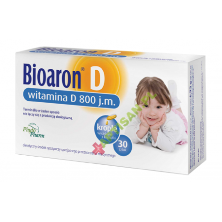Bioaron D * witamina D 800 j.m. * 30 kapsułek twist - off