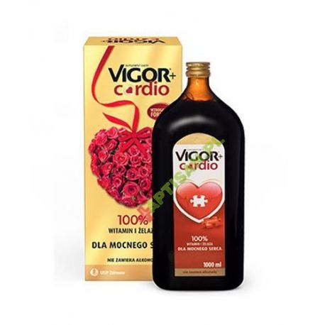 VIGOR+ CARDIO - NOWA FORMUŁA* bezalkoholowy tonik* 1 litr